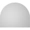 Ekena Millwork Round Top Surface Mount PVC Gable Vent w/ 2"W x 2"P Brickmould Sill Frame, 36"W x 30"H GVPRT36X3003SN - alternate 4